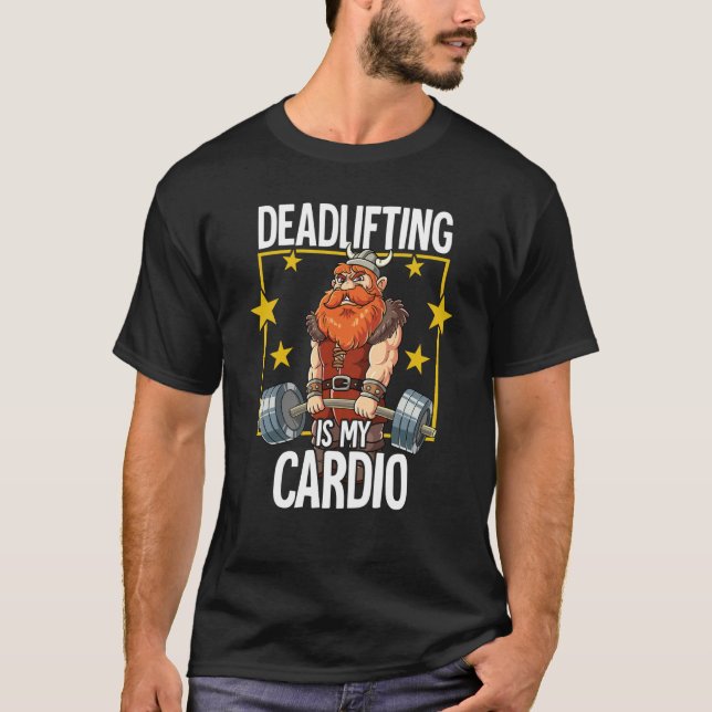 Viking Gym Weight Training Deadlift T-Shirt (Vorderseite)