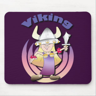 Viking-Heldin Mousepad