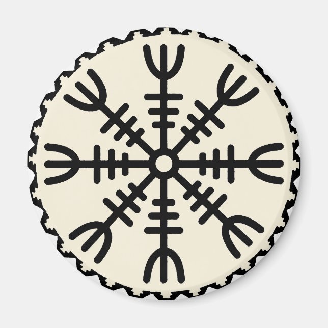 Viking Helm of Awe Magnet (Vorne)