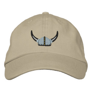 Viking Helmet Fierce Skandinavier Krieger Bestickte Kappe