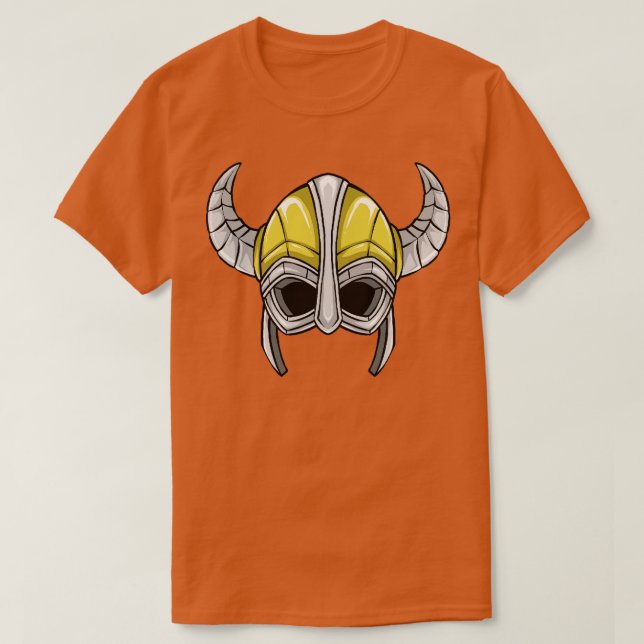 Viking Helmet Vikings Norse Mythology T-Shirt (Design vorne)