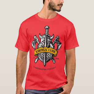 Viking Helmschild und Ax T-Shirt