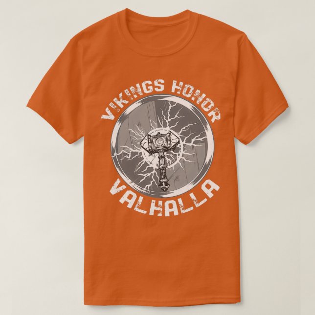 Viking Honor Valhalla Viking Hammer T-Shirt (Design vorne)