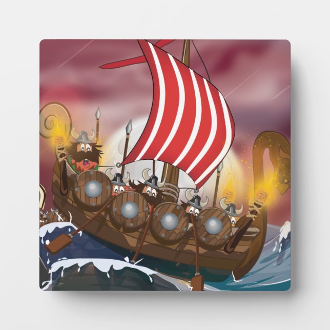 Viking Invasion Fleet Fotoplatte (Vorderseite)