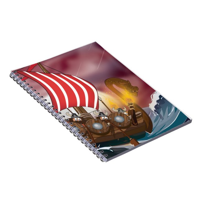 Viking Invasion Fleet Notizblock (Rechte Seite)