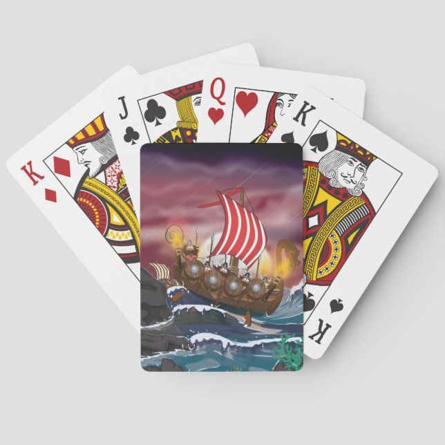 Viking Invasion Fleet Spielkarten (Rückseite)