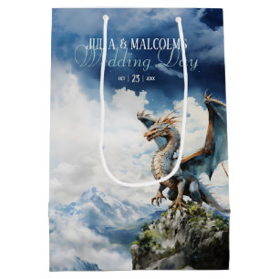 Viking keltischer Drache Hochzeit oder Geburtstag Mittlere Geschenktüte