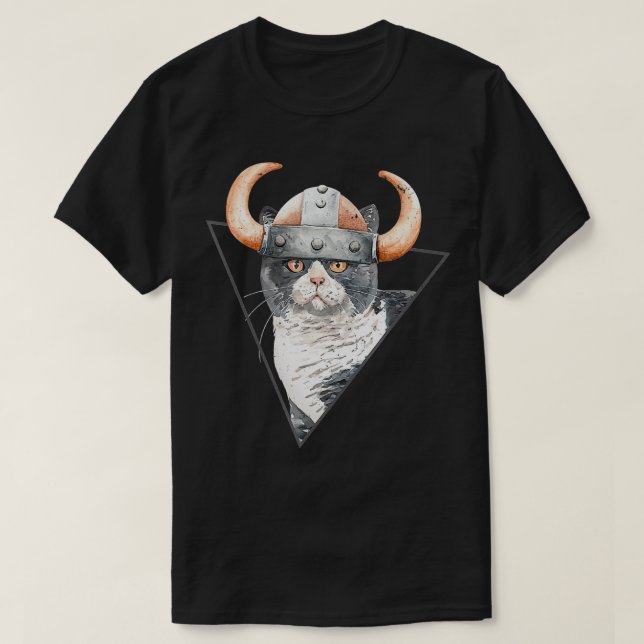 Viking Kitty Cat T-Shirt (Design vorne)