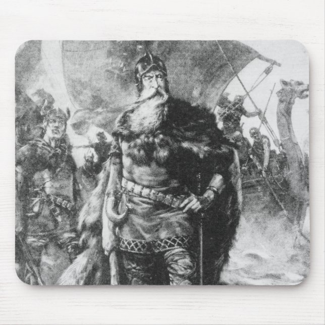 Viking-Krieger Mousepad (Vorne)
