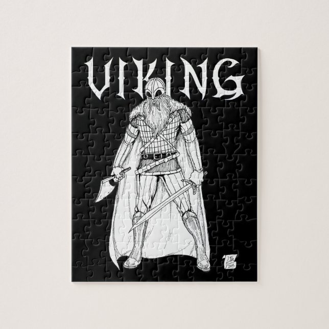 Viking-Krieger Puzzle (Vertikal)