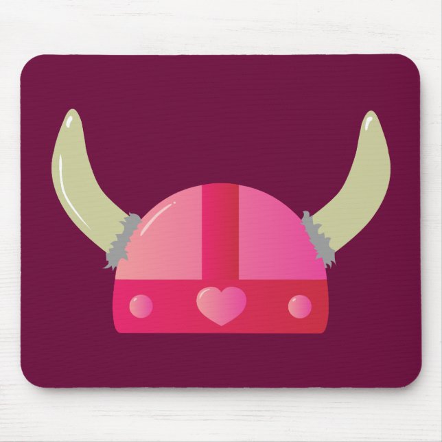 Viking Liebe Helmet Mousepad (Vorne)