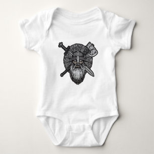 viking man germanic nordic nordic nordic nordic baby strampler
