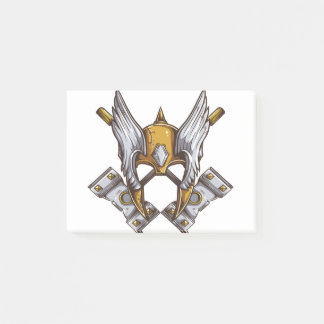 Viking Mask Post-it Klebezettel