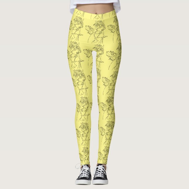Viking Mermaid Warrior Thunder_Cove Leggings (Vorderseite)