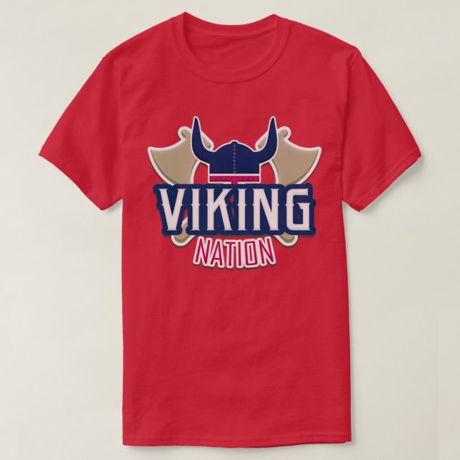 Viking Nation vikings T-Shirt (Design vorne)