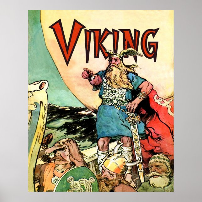Viking Norse Gods Thor Hoodies Poster (Vorne)