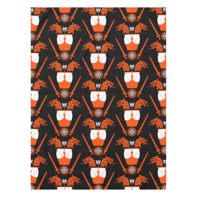 Viking Norseman Wohngestaltung Tischdecke (Vorderseite)