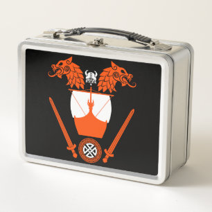 Viking Norsemen Metall Brotdose