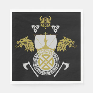 Viking Norsemen Serviette