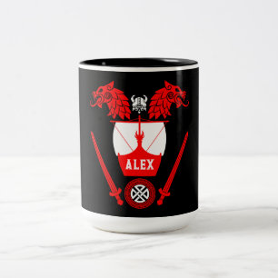 Viking Norsemen Zweifarbige Tasse