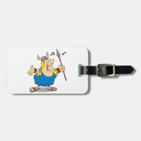 Viking-Opern-Sänger-Gepäckanhänger