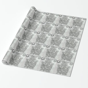 VIKING & OSEBERG-KNOTWORK-DESIGN GESCHENKPAPIER