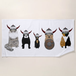 Viking Pets Beach Handtuch