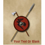 Viking-Raben-Schild und Waffen<br><div class="desc">Eine Wiedergabe 3D eines Viking-Schildes zusammen mit einer Kampfaxt und -stange gelegt auf einem alten Papier- oder PergamentHintergrund. Das Schild wird mit einem schwarzen Raben (Corvus corax) gemalt auf rotem Leder verziert. Addieren Sie Ihren eigenen Text. Die Methoden und die Materialien benutzt im Bau von Viking-Schildern unterschieden mit Platz und...</div>
