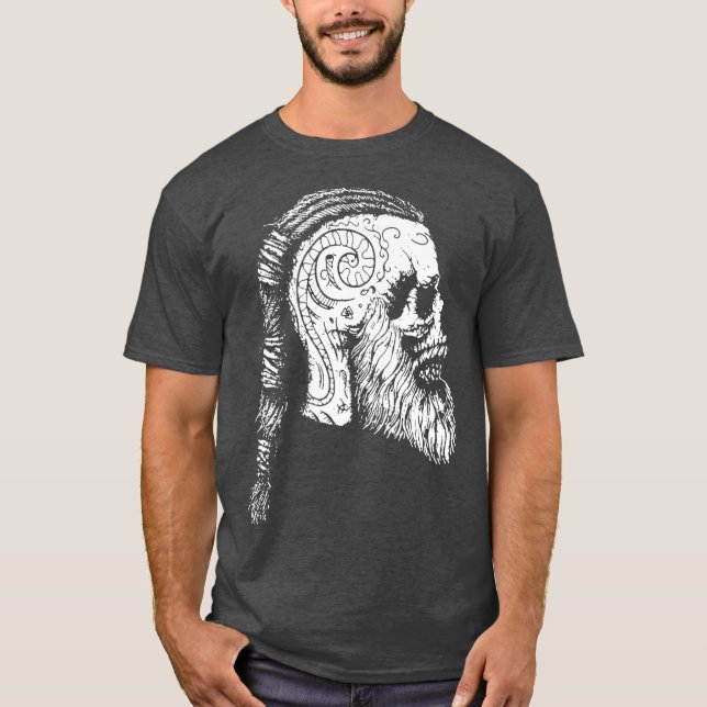 Viking Ragnar Lothbrok Valhalla T-Shirt (Vorderseite)