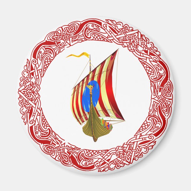 Viking Raider Magnet (Vorne)