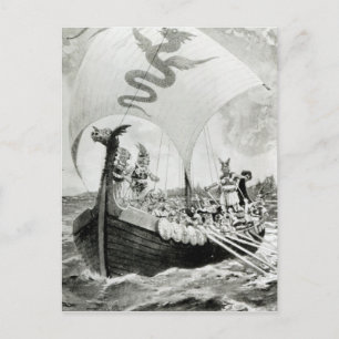 Viking Raiders Postkarte