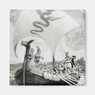 Viking-Räuber Magnet