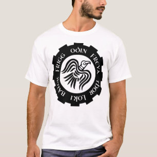 Viking Raven Banner Thai Freya Loki T-Shirt