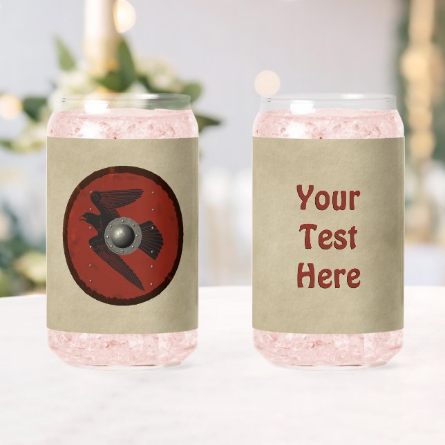 Viking Raven Shield Dosenglas (Insitu (Hochzeit))