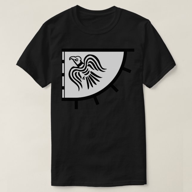 Viking Raven War Banner T-Shirt (Design vorne)