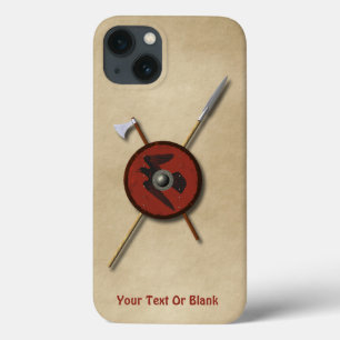 Viking Ravenschild und Waffen Case-Mate iPhone Hülle