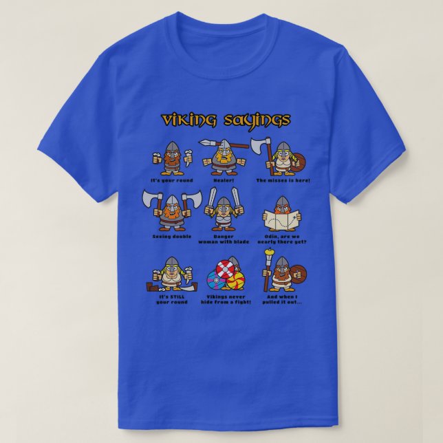 VIking-Redewendungen T-Shirt (Design vorne)