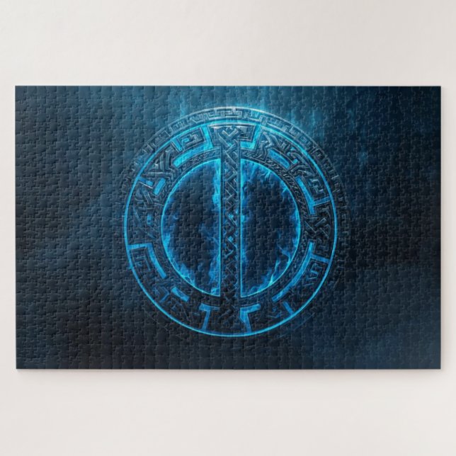 Viking Rune Circle Jigsaw Puzzle (Horizontal)
