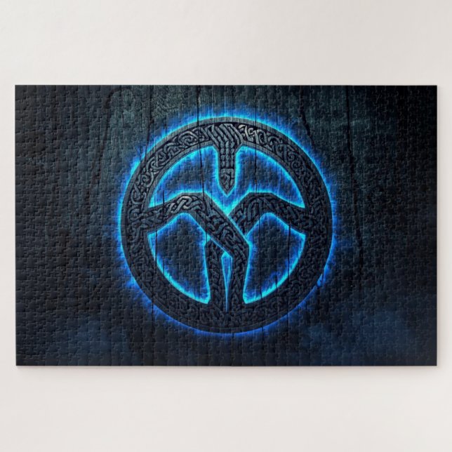Viking Rune Circle Jigsaw Puzzle (Horizontal)