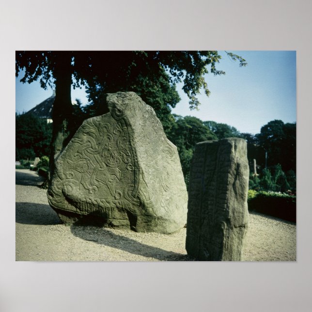 Viking Runensteine Poster (Vorne)