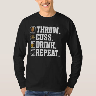 Viking Schach King Kubb Legend Lawn Game Set Vikin T-Shirt