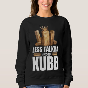 Viking Schach Rasen Game Kubb Yard Game Set King K Sweatshirt