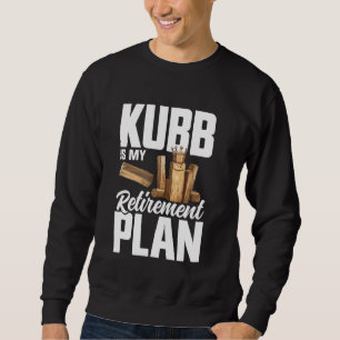 Viking Schach Rasen Game Retirement Kubb Player Vi Sweatshirt