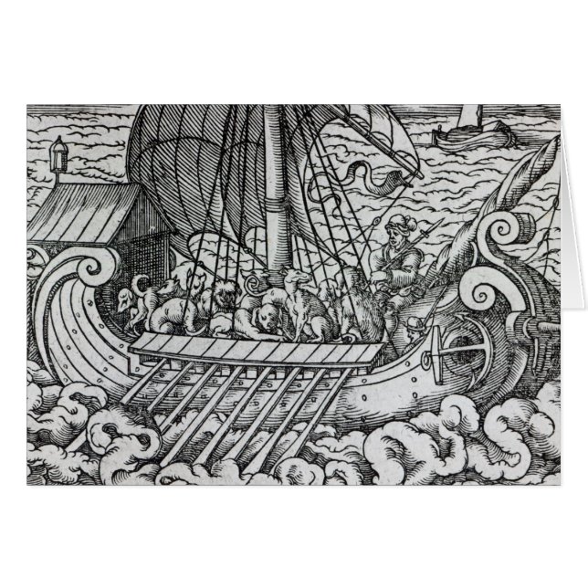 Viking-Schiff (Vorderseite (Horizontal))