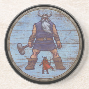 Viking-Schild - Jotun Getränkeuntersetzer