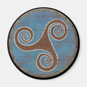 Viking-Schild-Magnet - Triskele Magnet
