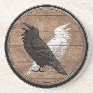 Viking-Schild - Odins Raben Untersetzer