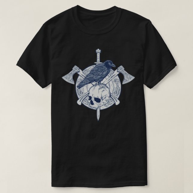 Viking-Schild T-Shirt (Design vorne)