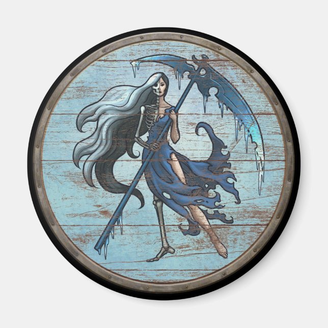 Viking Shield Magnet - Hel (Vorne)