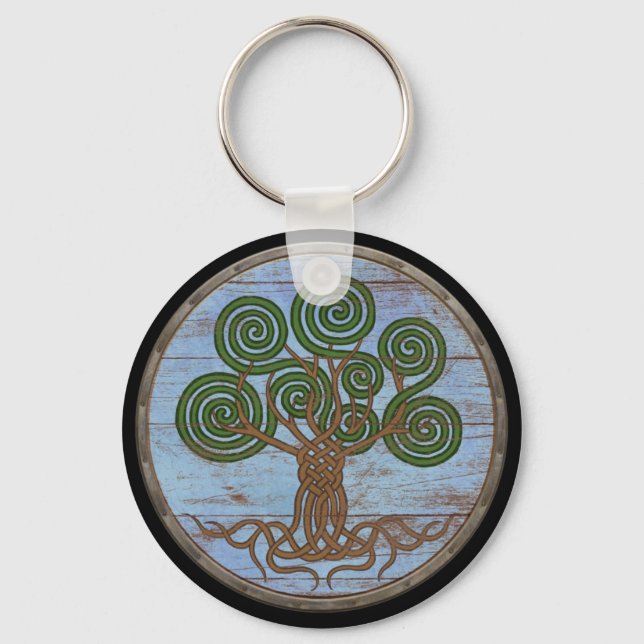 Viking Shield Schlüsselanhänger - Yggdrasil (Vorderseite)
